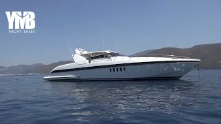 MANGUSTA 80 OPEN Motor Yacht for sale full interior video tour