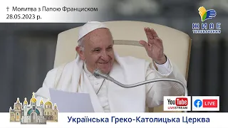 Молитва "Ангел Господній" з Папою Франциском. Трансляція з Ватикану 28.05.2023