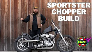 Sportster Chopper build for the 101 in England