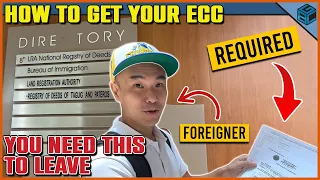 Emigration Clearance Certificate (ECC) -  You Need This Document to Leave 🇵🇭 (Foreigners)