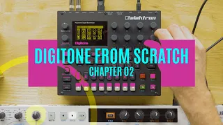 Digitone From Scratch 2 - Cinematic Synthwave?