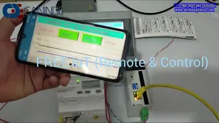 PLC, HMI Haiwell Komunikasi dengan Power Meter Schneider, dapat di akses via Cloud dan Android Anda