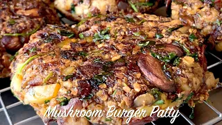 MUSHROOM BURGER PATTY recipe vegan