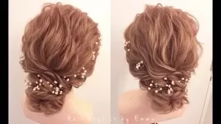 Wedding hairstyles新祕教學 新娘髮型拉絲低髻髮型/線條空氣感瀏海