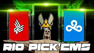 I Chose My Pick'Em Teams For IEM Rio 2022 (Diamond Coin Secured)