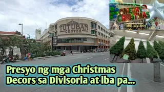 Mga Presyo ng Christmas Decors sa Divisoria | Murang Sapatos | Street Food