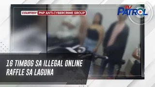 16 timbog sa illegal online raffle sa Laguna | TV Patrol
