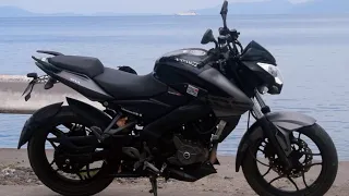 motorcycle blog vlog sun sea lake and volcano with a beautiful view