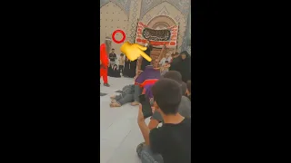 السيدة زينب تقوم بضرب أبن مرجانة في مسجد الكوفة ..💔