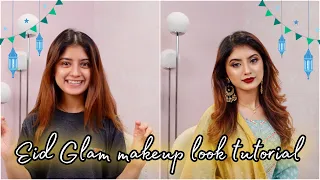 EID glam makeup look tutorial ✨ | Arishfa Khan