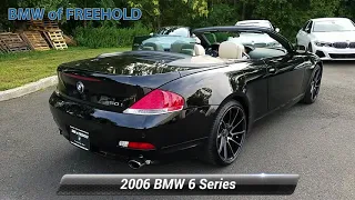 Used 2006 BMW 6 Series 650Ci, Freehold, NJ BF9S258A