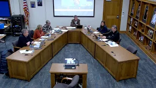 January 8, 2024 Organizational and Regular School Board Meeting