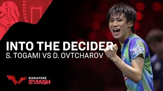 Into the Decider | Shunsuke Togami Shocks Dimitrij Ovtcharov | #SingaporeSmash 2023