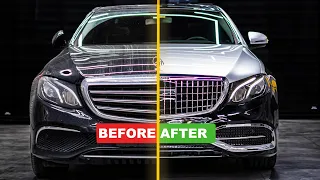 MERCEDES E200 MAYBACH BODY KIT VE MAYBACH KAPLAMA YAPTIK! 🤩