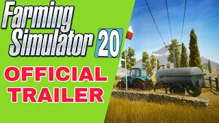 Farming simulator 2020 launch trailer, farming simulator 20 trailer, farming simulator 19, F S 19