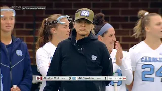 ACC Final Boston College vs North Carolina Women's College Lacrosse 2022