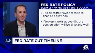 Fed is in 'wait and see' mode on rate policy timeline, says Bleakley's Peter Boockvar