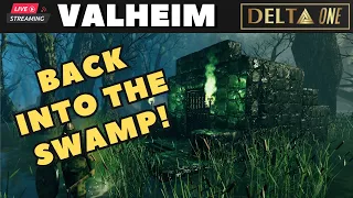 Getting OUT of the Swamp in Valheim! | Gameplay