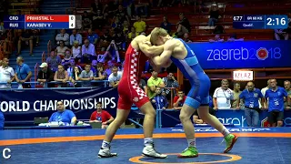 Qual. GR - 60 kg: L. PRIHISTAL (CRO) v. V. KARASEV (RUS)