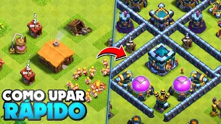 COMO UPAR UMA VILA MUITO RÁPIDO NO CLASH OF CLANS!! DICAS DE LIGA, FARM E MUITO MAIS...