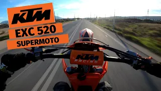 KTM 520 EXC SUPERMOTO GREECE | FEARLESS