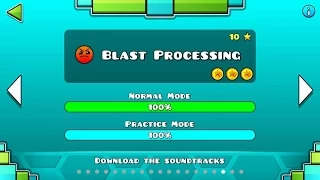 Geometry Dash - Level 17: Blast Processing (All Coins)