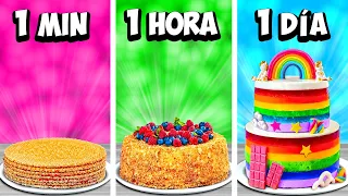 Pastel de 1 minuto vs 1 hora vs 1 dia por VANZAI COCINANDO