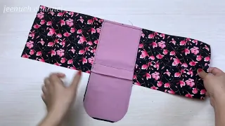 Diy Sling Bag | How to Make Cell Phone Bag | Mobile Pouch Making