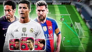 Neymar, Messi e CR7 o Sonho perfeito Pes 21 Mobile