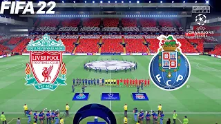 FIFA 22 | Liverpool vs FC Porto - UCL UEFA Champions League - Full Match & Gameplay