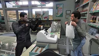 GTA V - LADRONES EN PRIMERA PERSONA!