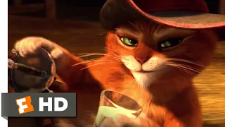 Puss in Boots (2011) - Rooftop Chase Scene (1/10) | Movieclips