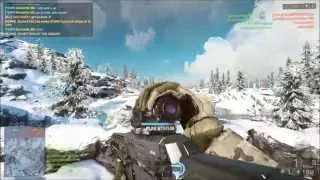 BF4 Railgun Jet Kill