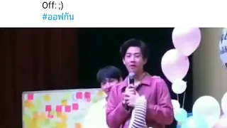 (Eng Sub) OffGun sweet moment... i listen n follow papii 😍😘