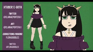 Live2D Model Showcase - E-Goth