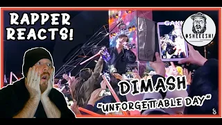 Dimash Kudaibergen (Димаш Кудайберген) - Unforgettable Day (LIVE) | AMERICAN RAPPER REACTION!