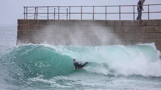 Bodyboarding Fun Waves with My New Cornwall Friends