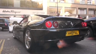 CAPRISTO F1 Ferrari F355 V12 SOUNDS and FLAMES!