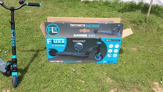 test trottinette électrique enfant fluxx junior E.150