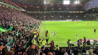 LIEL ABADA CHIP GOAL!! || Celtic 4-2 Dundee United (FAN CAM)