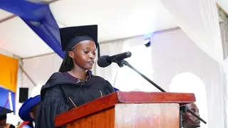 Damaris Wambua; Best Machakos University Graduand Full Speech