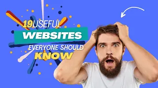 19 useful websites everyone should know! Websites you've never heard of 2024