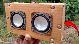 Making a Hand Made dj Speaker || Loud Home Theater || using cardboard.