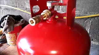 Propane tank to air tank