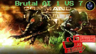 Command & Conquer 3  Kane's Wrath 1 VS 7 BRUTAL AI