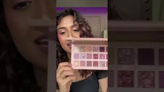 I regret buying this Huda Beauty Eyeshadow Palette #eyeshadowpalette #hudabeauty