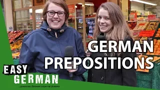 German Prepositions with Dative and Accusative (Wo ist Justyna?) | Super Easy German (120)