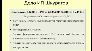 Уплата НДС при покупке гос. имущества / Payment of VAT on the purchase of state property