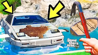 НАШЕЛ РЕДКУЮ ЗАБРОШЕННУЮ МАШИНУ!! ТАЙНОЕ МЕСТО В ГТА 5 - моды gta 5 реальная жизнь