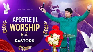 Apostle Ji Worship With Pastors || Ankur Narula Ministries